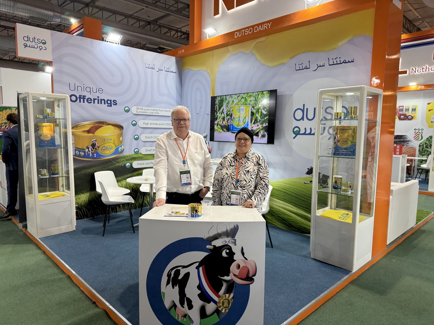 Dutso op de Saudi Food-stand